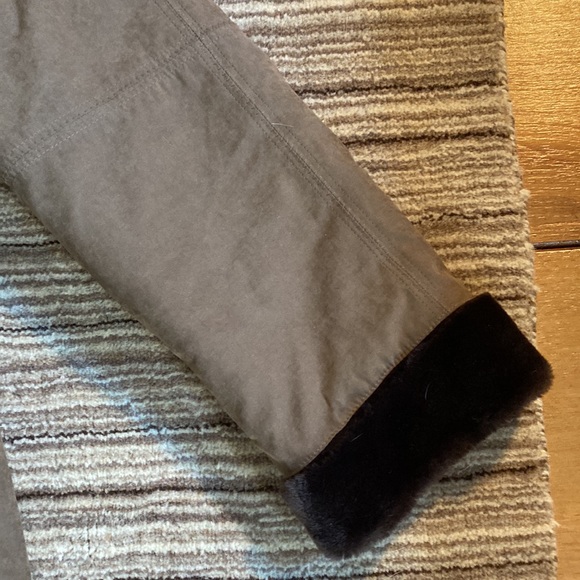 Hooded Weather Resistant Reversible Faux Fur Coat - Picture 5 of 10